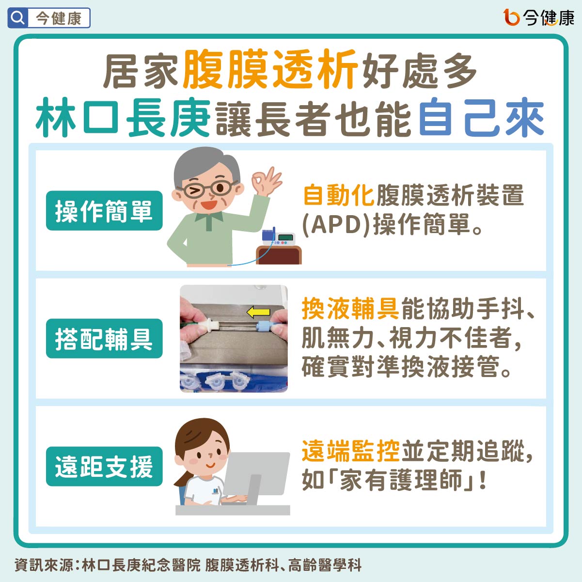 #林口長庚 #腹膜透析 #透析 #洗腎